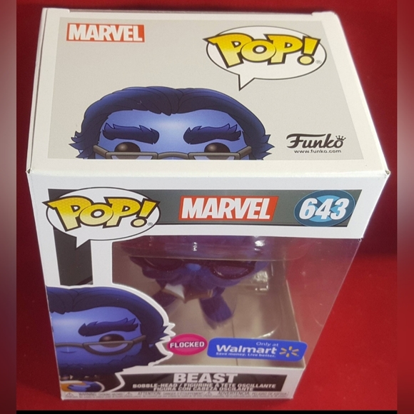 Marvel flocked beast Wal-Mart exclusive 643 (nib) Brand new beast flocked 643 - Picture 4 of 7